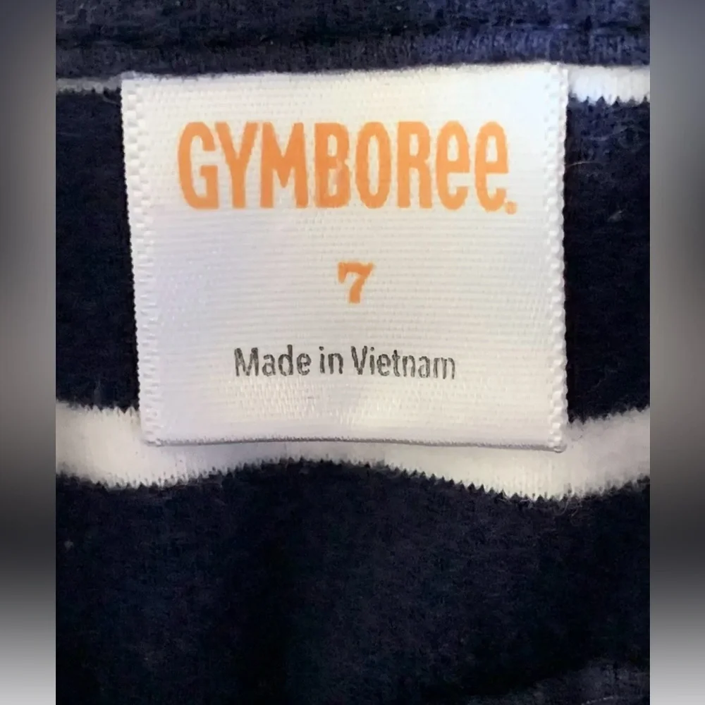 Gymboree girls size 7 long sleeve dress navy daisy